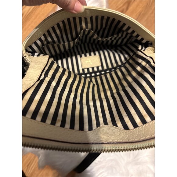 KATE SPADE Southport Ave Maria Leather Crossbody Bag Tan & Black With Care Book - Picture 6 of 14